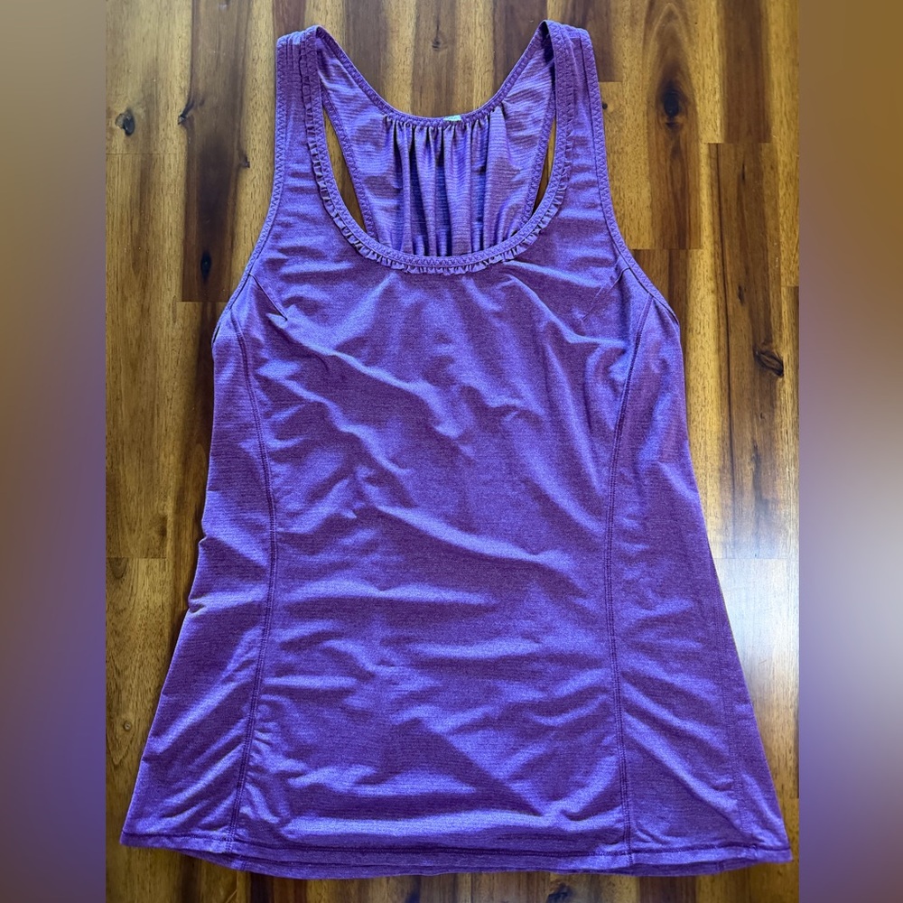 Lululemon Burgundy Purple Women's Workout Tank Top Size 8
